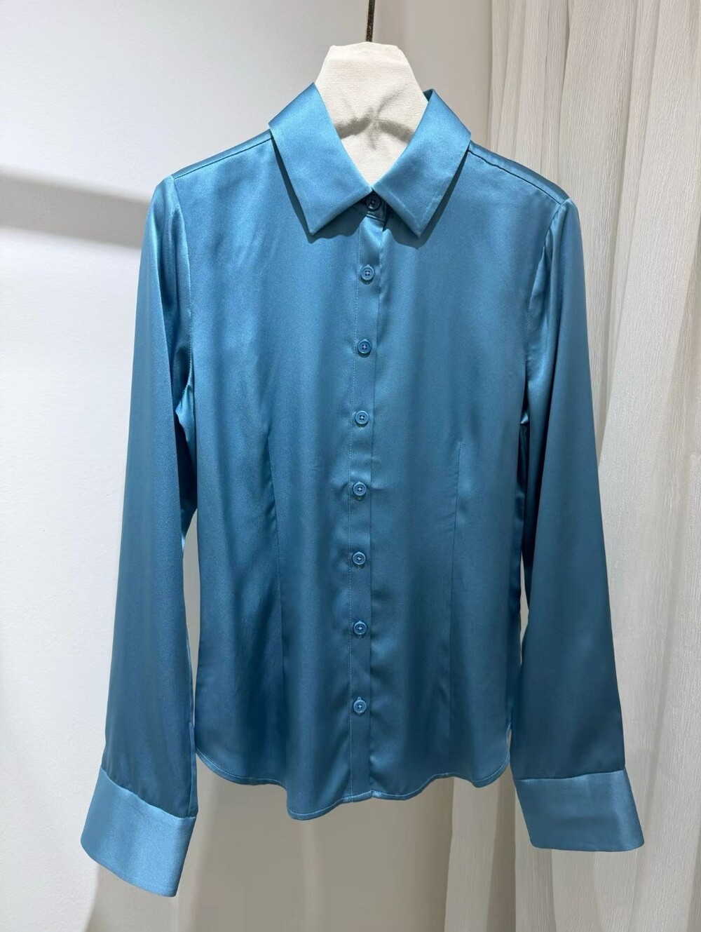 Reformation Raya Silk Button-Up Shirt - Picture 10 of 12